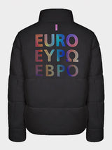 Euro Graphic Puffer Jacket