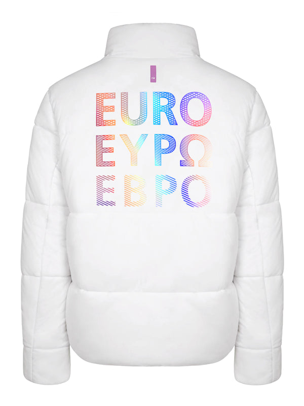 Euro Graphic Puffer Jacket