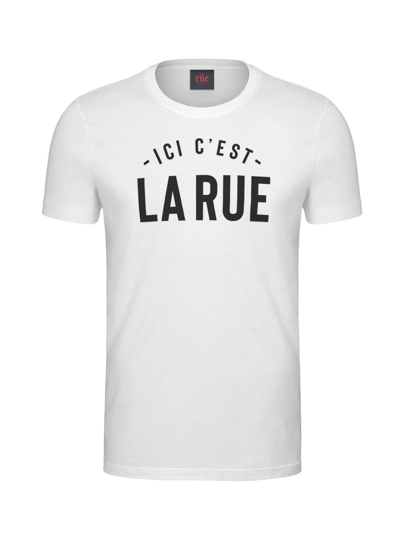 ICI C’EST LA RUE PRINT Cotton T-Shirt